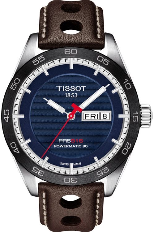 Tissot prs 516 blue on sale dial