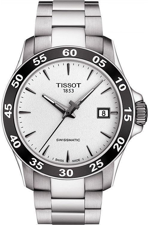 Tissot Tissot V8 42 mm Watch in White Dial