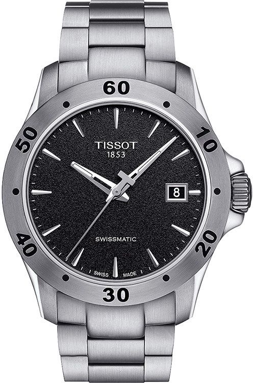 Tissot Tissot V8 42.5 mm Watch in Black Dial