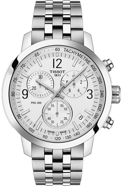 Tissot men's prc hot sale 200 chronograph watch