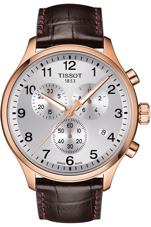 Tissot Tissot Chrono XL 45 mm Watch in Silver Dial