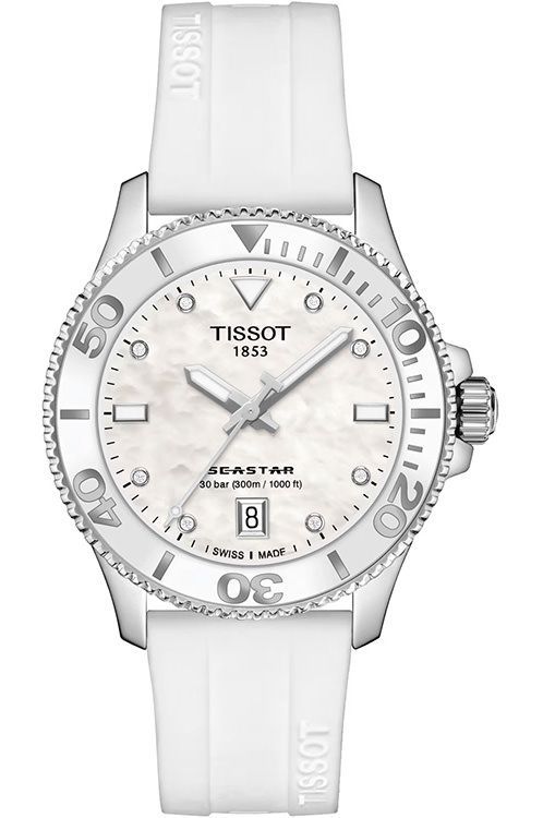 Tissot Tissot Seastar 1000 36 mm Watch in White Dial