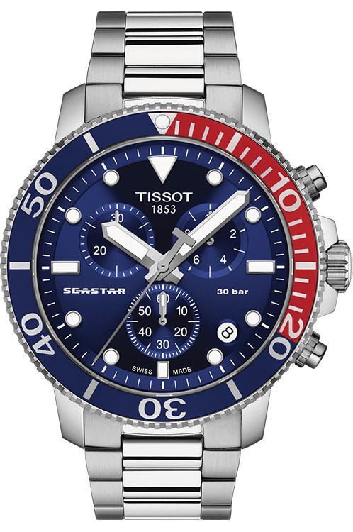 Tissot Tissot Seastar 1000 45.5 mm Watch in Blue Dial