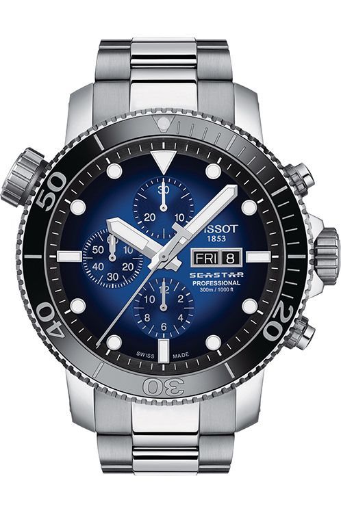 Tissot Tissot Seastar 1000 48 mm Watch in Blue Dial