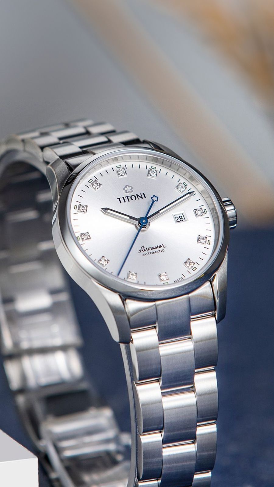 Titoni Airmaster 29 mm Watch in Silver Dial
