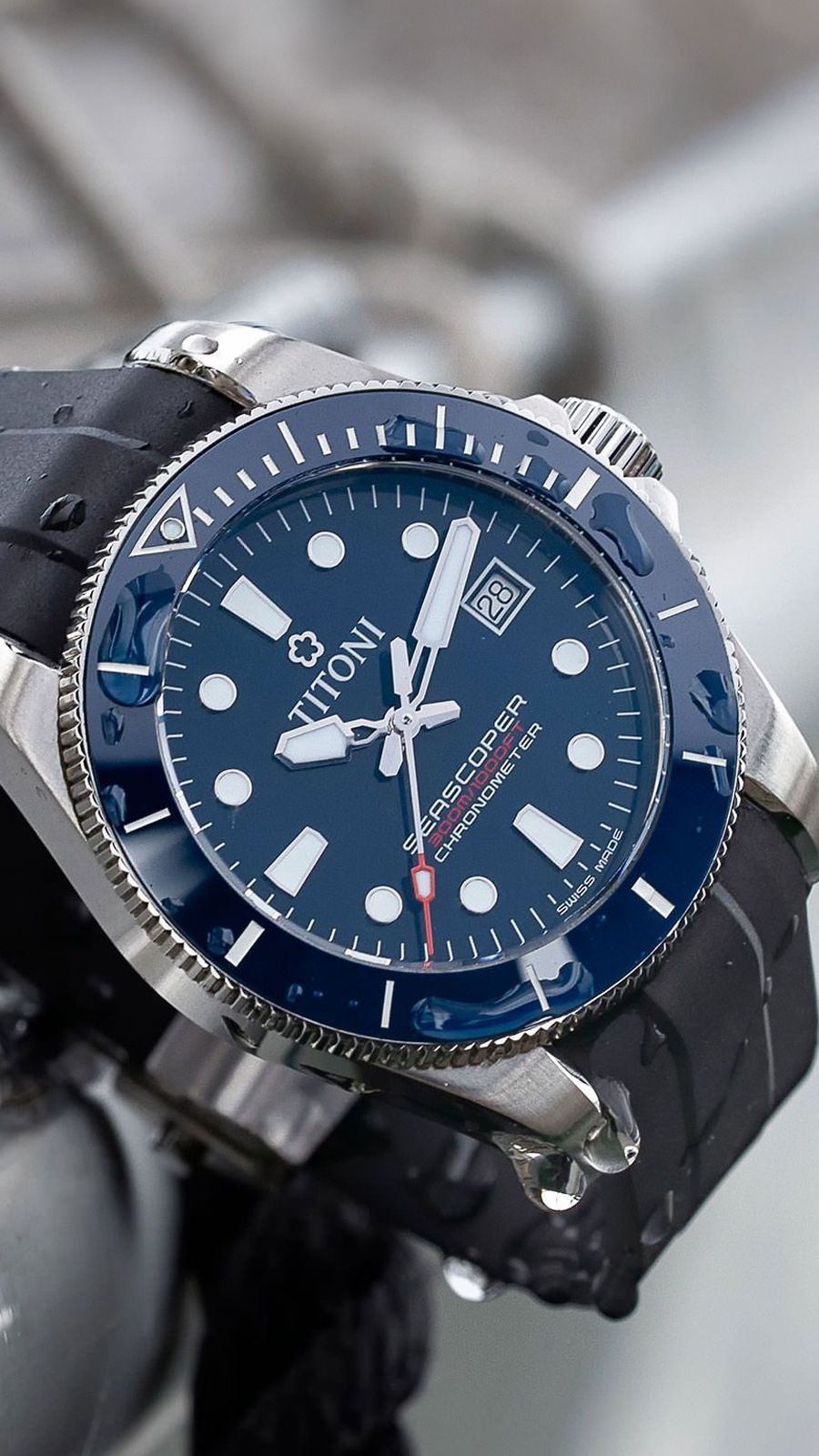 Titoni Seascoper Automatic Watch | 83300 S-BE-R-705 Titoni Seascoper Automatic Watch | 83300 S-BE-R-705