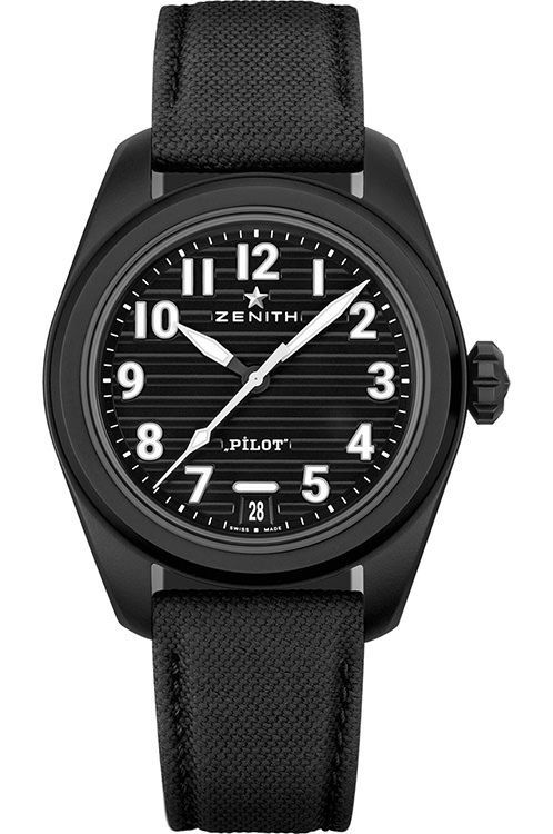 Zenith Automatic 40 mm Watch in Black Dial