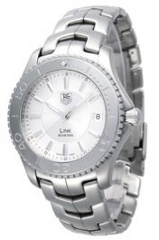 TAG Heuer Link 39 mm Watch in Silver Dial