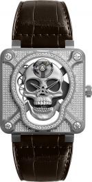 Bell Ross BR 01 Skull 46 mm Watch in Skeleton Dial