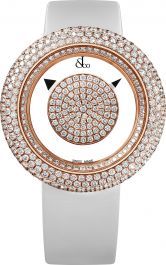 Jacob Co. Brilliant Mystery Pave 38 mm Watch in Diamond pav Dial