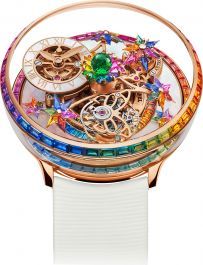 Jacob Co. Fleurs De Jardin 42.5 mm Watch in MOP Dial