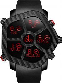 Jacob Co. Ghost Carbon 47 mm Watch in Black Dial