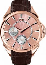 Jacob Co. Palatial Classic Manual Big Date 42 mm Watch in Rose