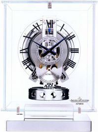 Jaeger LeCoultre Atmos Q5145201 with Silver Dial Table Clock