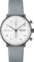 Junghans max bill Chronoscope 40 mm Watch in White Dial