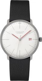 Junghans max bill Automatic Bauhaus 38 mm Watch in White Dial