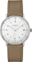 Junghans max bill Kleine Automatic 34 mm Watch in Silver Dial