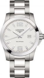 Longines Sport 41 mm Watch in Silver Dial