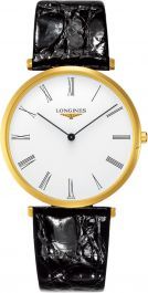 Longines Elegance 37 mm Watch in White Dial