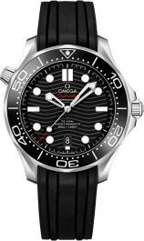 Omega Diver 300M 42 mm Watch in Black Dial