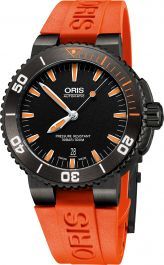 Oris Aquis Date 43 mm Watch in Black Dial