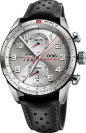 Oris Audi Sport GMT 44 mm Watch in Silver Dial