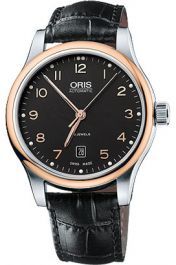 Oris Date 42 mm Watch in Black Dial