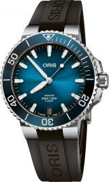 Oris Aquis Date Calibre 400 41.5 mm Watch in Blue Dial