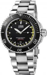 Oris Aquis Depth Gauge 46 mm Watch in Black Dial