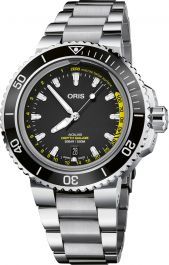 Oris Aquis Depth Gauge 45.80 mm Watch in Black Dial