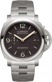 Panerai 3 Days Automatic Titanio 44 mm Watch in Brown Dial