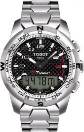 Tissot T Touch II 43 mm Watch in Black Dial