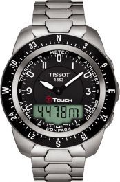 Tissot Touch Collection 44 mm Watch in Black Dial