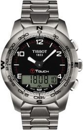 Tissot T Touch II 43 mm Watch in Black Dial