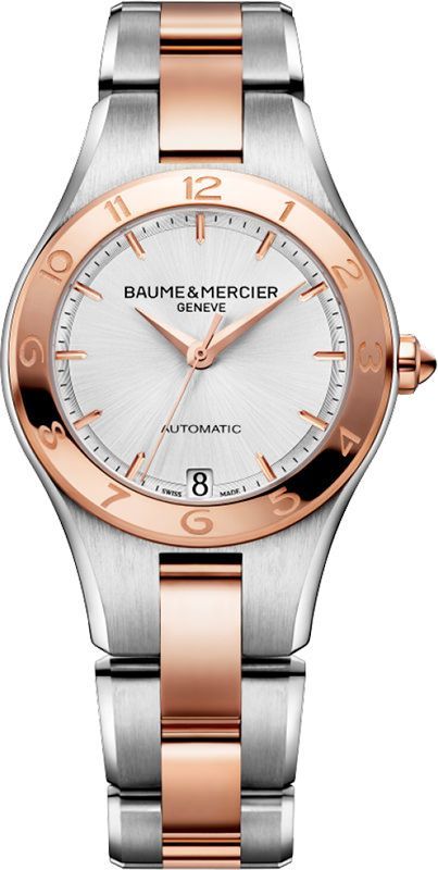 Baume Mercier Linea 32 mm Watch in Silver Dial