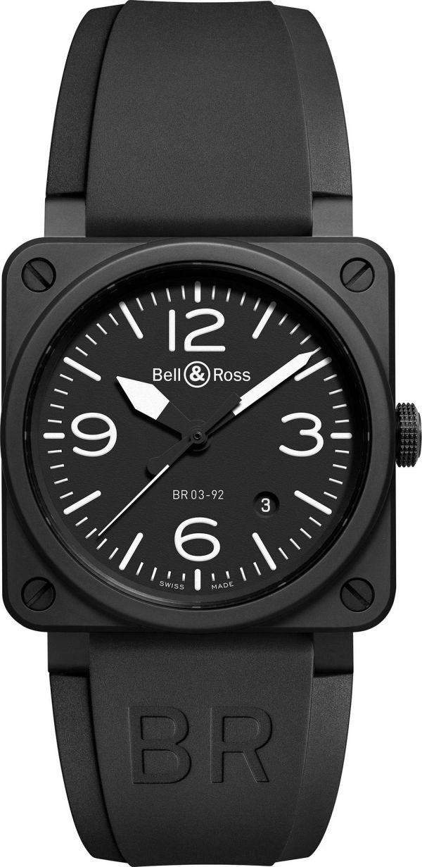 Bell & Ross Professional Automatic Watch | BR0392-BL-CE