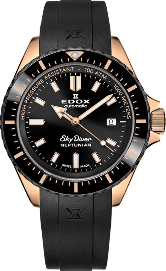 Edox Neptunian Automatic Watch | 80120 37RNNCA NIR