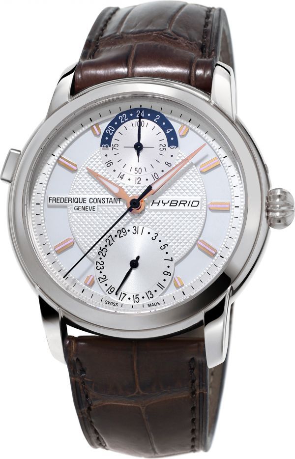 Frederique Constant Manufacture Classic Hybrid 42 mm Watch in Silver Dial