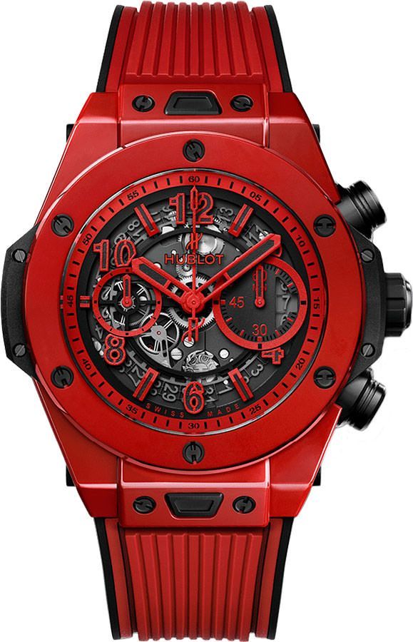 Hublot Unico 45 mm Watch in Skeleton Dial