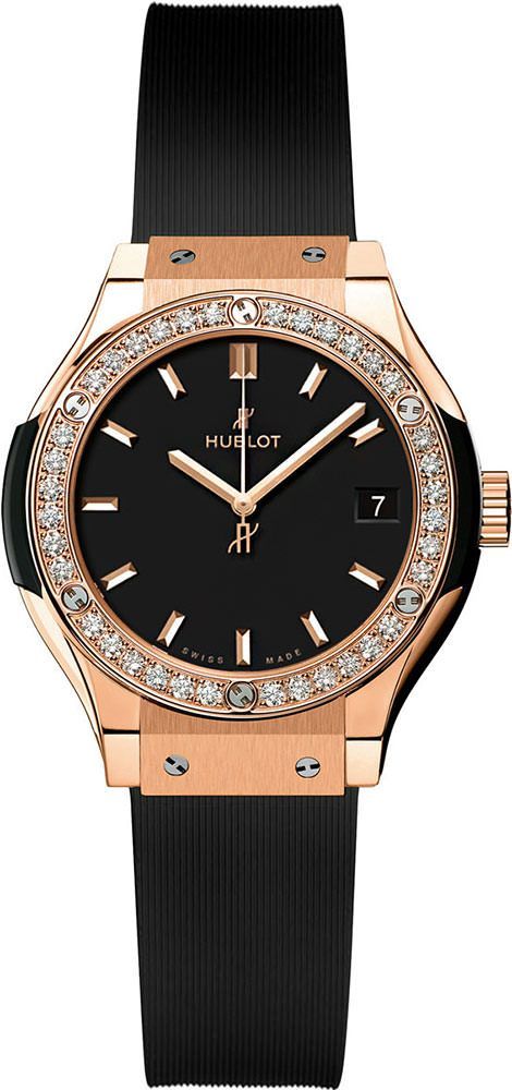 Hublot 3 Hands 33 mm Watch in Black Dial