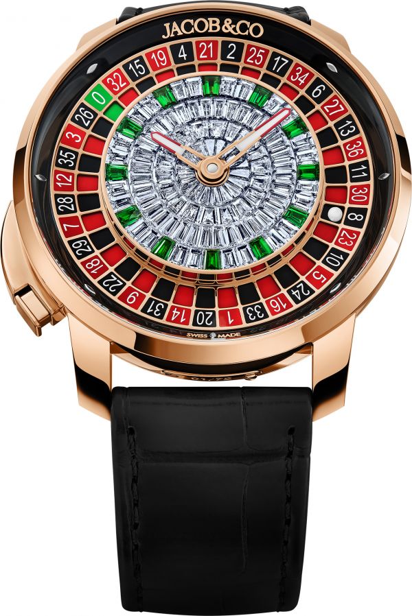 Jacob Casino Tourbillon Manual Winding Watch