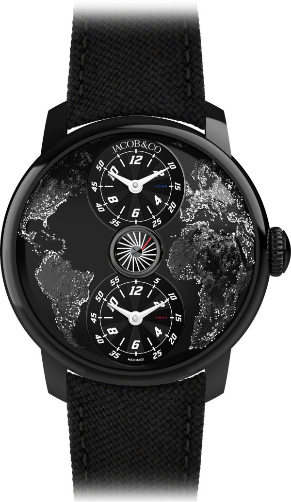 Jacob & Co. The World Is Yours Dual Time Zone Automatic Watch
