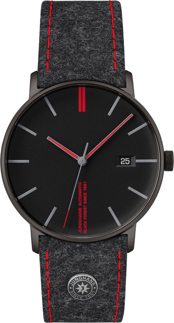 Junghans FORM A 39 mm Watch in Black Dial