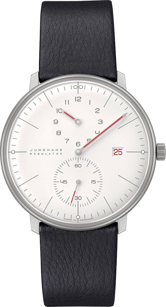 Junghans max bill Regulator Bauhaus 40 mm Watch in White Dial