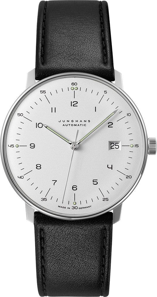 Junghans max bill Automatic 38 mm Watch in White Dial