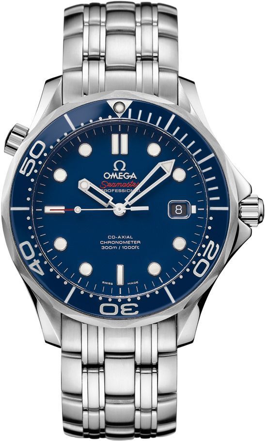 Omega Diver 300M 41 mm Watch in Blue Dial