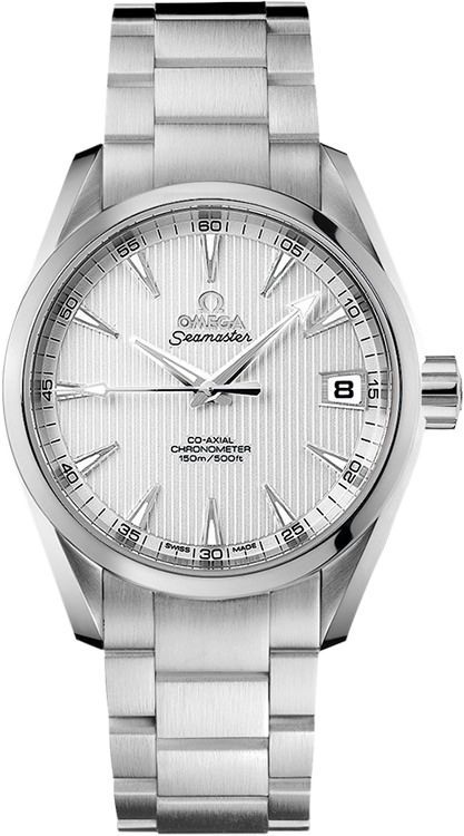 Omega Aqua Terra 38.5 mm Watch in Silver Dial