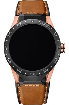 TAG Heuer Connected Quartz Women Watches in Round case Black Dial