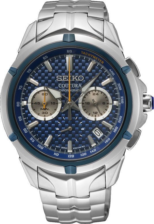 Seiko Coutura 42 mm Watch in Blue Dial