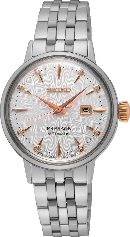 アナログ腕時計 SEIKO | Presage Cocktail Auto Diamond White Dial SRE009J1 Seiko Presage Cocktail Time Clover Club Diamond Accents